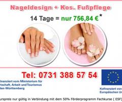 Nageldesign Ausbildung + Fußpflege Ausbildung zertifiziert 14 Tage Stuttgart