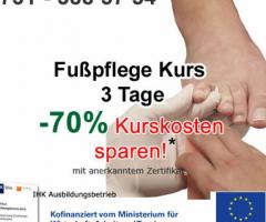 Lörrach Grundausbildung Fußpflege zertifiziert 4 Tage Lörrach