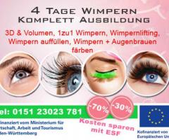 Sigmaringen Günstige Wimpern Ausbildung mit Zertifikat Sigmaringen
