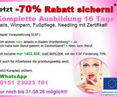 Friedrichshafen Komplette Ausbildung Nageldesign Friedrichshafen