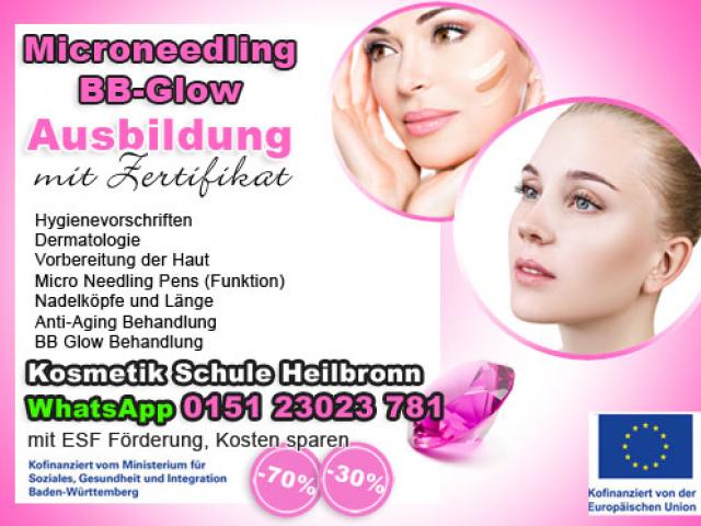 Microneedling Ausbildung zertifiziert und BB Glow Ausbildung Bruchsal Bruchsal