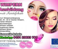 Ulm Wimpernverlängerung und Wimpernlifting Ausbildung mit Zertifikat 4Tage
