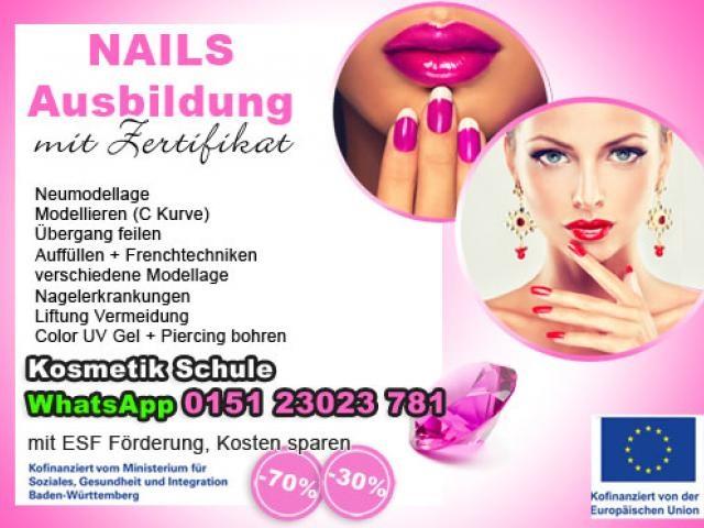 Nageldesign Ausbildung mit Zertifikat Ulm